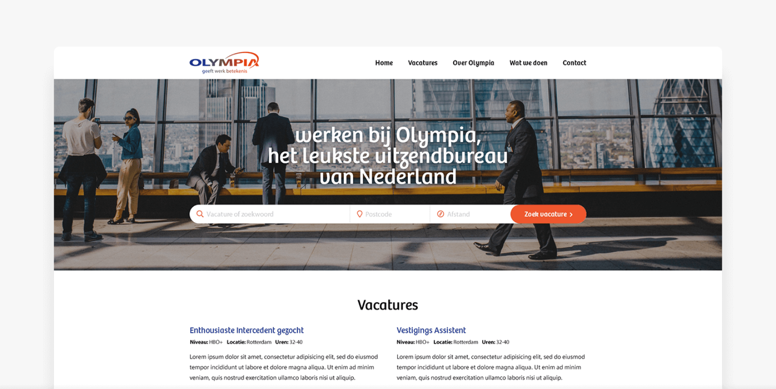 olympia homepage
